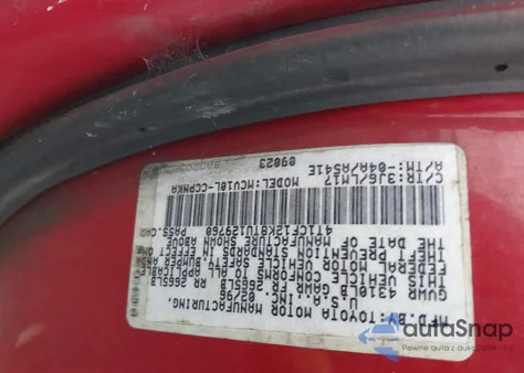 1996 Toyota Camry Le/Se from USA, damaged, VIN 4T1CF12K8TU129760